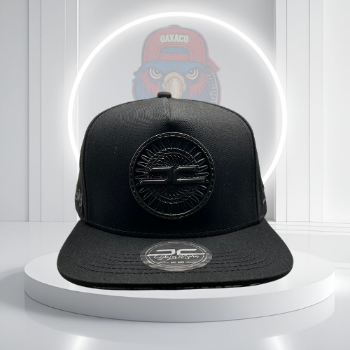 Jc Hat Black on Black Jc aniversario