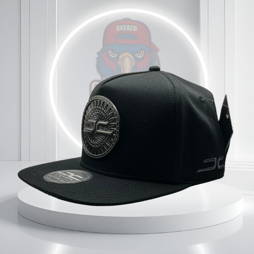Jc Hat Black on Black Jc aniversario