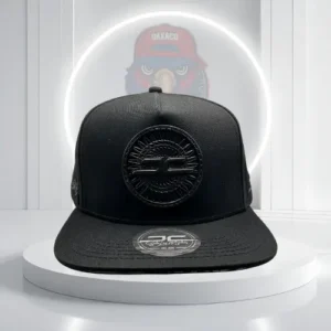 Jc Hat Black on Black Jc aniversario